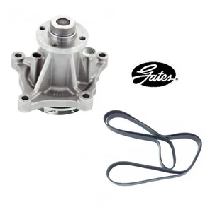 GATES Engine Water Pump & Serpentine Belt For FORD F250 SUPER DUTY V8 6.2L 2018 - Picture 1 of 1