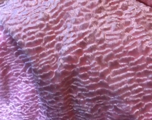 Pink Texture Velvet Fabruc 45” Width Sold By The Yard - Picture 1 of 2