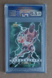 1996 Skybox elettrificato Michael Jordan # 278 gemma elite 9,5 tori capra corte - Foto 1 di 2