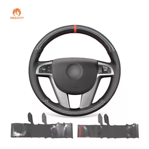 MEWANT DIY PU Leather Carbon Fiber Steering Wheel Cover for Pontiac G8 2008-2009 - Picture 1 of 11