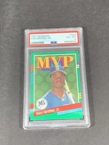 Ken Griffey Jr. 1991 Donruss #392 PSA 6 EX-MT Low Population 8 - Picture 1 of 2