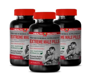 Suplemento de vitalidad sexual - PÍLDORAS MASCULINAS EXTREMAS 3 botellas - fuerza tribulus - Imagen 1 de 12