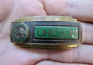 Hebilla de cinturón de colección OREGON UNIVERSIDAD UO Eugene College Jenkins NCAA estado RARA EN MUY BUEN ESTADO+ - Imagen 1 de 4