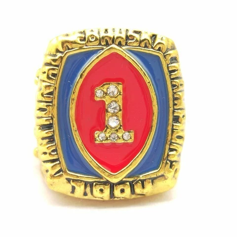 1994 Nebraska Cornhuskers BRYANT College Gold Plated Ring Football Champion Game Cover