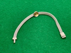GLIEDERARMBAND STERLINGSILBER & DIAMANT GEWEBT 14,8 G VINTAGE 19 CM 19 CM 925 - Bild 1 von 3