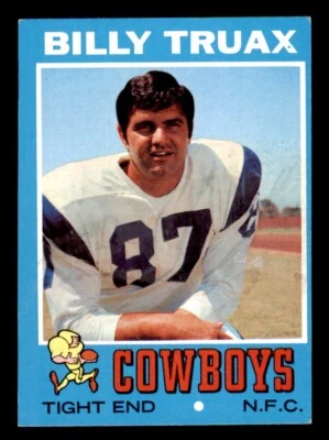 1971 Topps Football #152 Billy Truax EX *d3 - Image 1 of 2