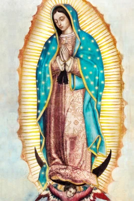 Arte de pared Virgen María Dama de Guadalupe decoración del hogar - PÓSTER 20x30 Foto 1 de 4