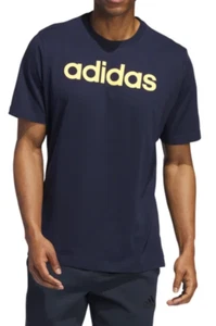 Nueva Camiseta Adidas Para Hombre Gráfica Azul Marino Talla L - Imagen 1 de 5