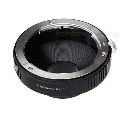 FOTASY Pentax PK lens to C Mount Film Movie Bolex Video Camera CCTV Adapter Ring