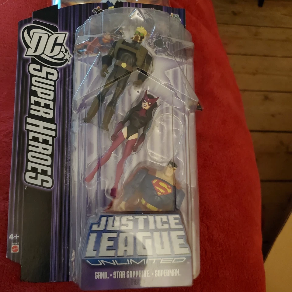 DC Super Heroes Batman Atom Huntress 2006 Justice League Mattel Figures A40