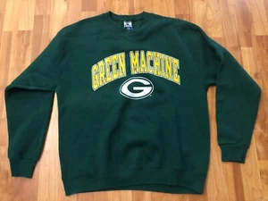 Green Bay Machine Packers Vintage Champion Crewneck Adult Large Green Sweatshirt - Picture 1 of 8