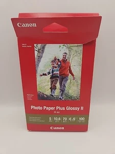 Photo Paper Plus Glossy II PP301 5x7 100 Sheets Cannon - Picture 1 of 3