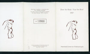 Nederland Kinderbedankkaart 1957 S - Bild 1 von 3