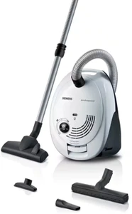 Siemens Aspirador de Suelo Blanco VS06WH1T 850W con Bolsa Filtro Higiene Ligero - Imagen 1 de 4