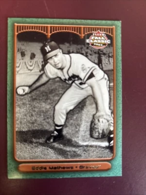 2003 Fleer Fall Classic - Eddie Mathews #3 Milwaukee Braves - Image 1 of 2