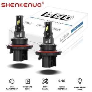 2X Bombillas de faros LED H13/9008 6000K blancas para Titan 2004-2020 - Imagen 1 de 9