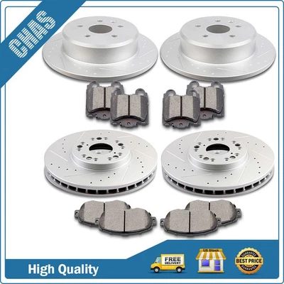 Front And Rear Brake Ceramic Pads & Rotors Kit For 1998-2005 Lexus GS300 GS400 - Image 1 of 4