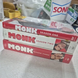 MONK Season 1 , 2 &3- Tony Shalhoub DVD - Picture 1 of 1