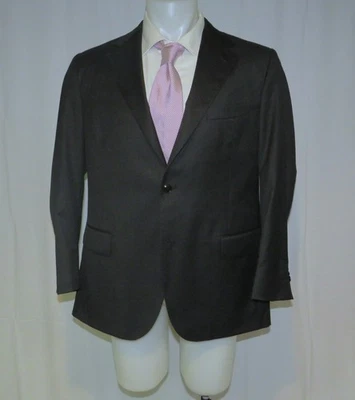 Cantarelli Recent Solid Charcoal Gray Two Button Suit Jacket 42R - Image 1 of 4