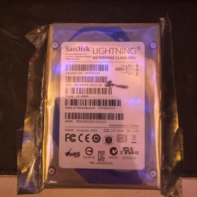 SanDisk Lightning Enterprise Class SSD 400GB Model Lb406sc Part No. SDLB6HS-400G - Image 1 of 2