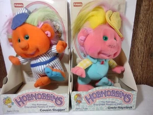 Juguete de peluche de colección 1989 Playskool Hobnobbins primo toletero bola tío pajar muñeca - Imagen 1 de 9