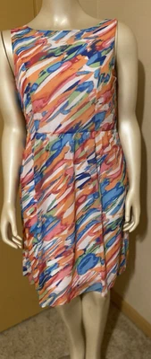 size Medium Colorful Sleeveless Dress new from Seventh Avenue - Image 1 of 4