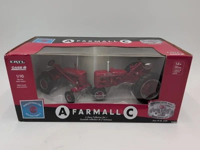 1/16 Ertl Farm Toy Farmall A & C Tractor 2 Piece Collectors Set - Image 1 of 3