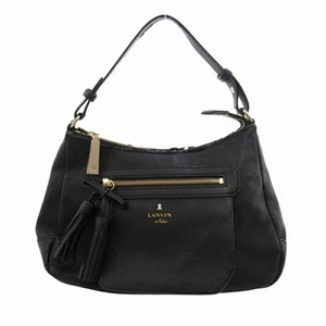 Lanvin LANVIN 2WAY shoulder bag hand tassel leather black - Picture 1 of 9
