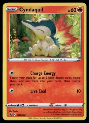 Cyndaquil -  (Cosmos Holo) Promo SWSH: Sword & Shield Promo Cards SWSH221 - Image 1 of 2