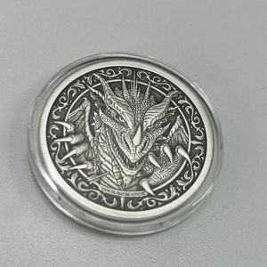 The Destiny Coin 2 - The Dragon - 2 oz .999 FINE Silver BU Round - Bild 1 von 3