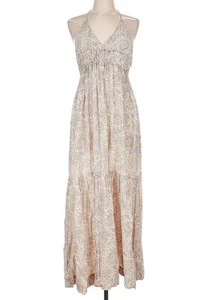 Vanessa Bruno Tethys Maxi Dress 42 US 10  Small Long Gown Coastal Vacation Beach - Picture 1 of 11
