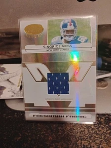 2006 Leaf Certified Materials #222 Sinorice Moss #/1400 Freshman Fabric RC Relic - Picture 1 of 1