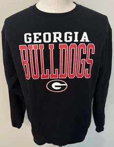 Georgia Bulldogs Champion Sweat Shirt Crewneck - Mens Size Large (L) - Picture 1 of 3