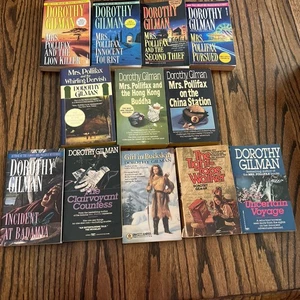 Dorothy Gilman 12 Book Lot Paperback Mrs. Pollifax Series & More 1980s & 1990s - Picture 1 of 24