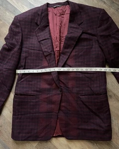 Iconico cappotto blazer uomo Gianni Versace anni 90 lana vergine couture a quadri vacanza - Foto 1 di 5