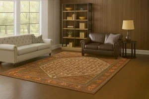 Alfombra de Área Colección Serapi Alfombra Lavable Ultra Suave, Alfombra de Área Antideslizante Interior. - Imagen 1 de 11