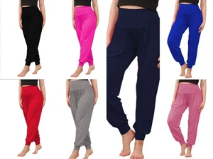 Women Haram Trousers Wide Leg Loose Fit - Picture 1 of 10