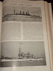 1898 AMERICAN NAVY NEW YORK BROOKLYN INDIANA CRUISERS - Picture 1 of 1