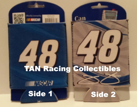 Jimmie Johnson 2015 R&R Imports #48 Hendrick Motorsports 12oz Can Coolie FREE Cover