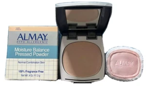 NEW Almay Hypo Allergenic Moisture Balance Pressed Powder 6158-03-IVORY - Picture 1 of 1