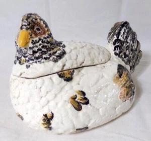 One of a Kind Grouse Art Pottery Cookie Jar - Picture 1 of 13