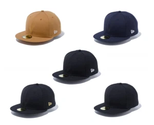 New Era 59FIFTY Basic Simple Plain Flag Logo Embroidery Standard 5 Colors - Picture 1 of 13
