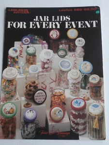 Leisure Arts Cross Stitch Chart - Jar Lids for Every event #682 - Picture 1 of 3