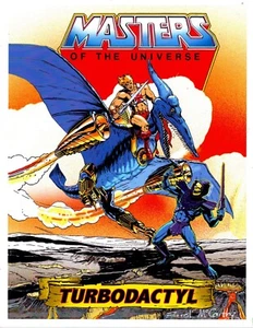 MASTERS OF THE UNIVERSE "Turbodactyl" SIGNIERTER Druck Errol McCarthy 8,5" x 11" - Bild 1 von 1