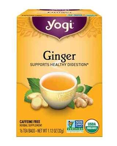 Yogi Organic Ginger Tea Bags 16 ct 1.12 oz - Picture 1 of 1