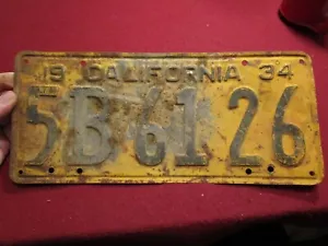 1934 California Targa: #5B-6126 - Foto 1 di 2