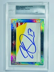 2015 Leaf Executive Collection • Connor McDavid Autographed • Team Canada #17 - Picture 1 of 2