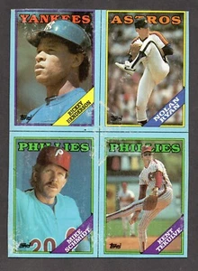1988 Topps Wax Box Bottom Uncut Ryan Schmidt Henderson Tekulve - Picture 1 of 2