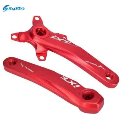 Juego de bielas de bicicleta de montaña 104BCD cuadradas cónicas manivela MTB 170 mm piezas de bicicleta Foto 1 de 4