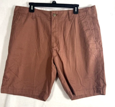 St. John's Bay Men's Size 40 Rust Color Shorts Flat Front Cotton New - Image 1 of 4